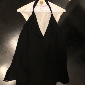 Haute Hippie Black Silk Tank Top